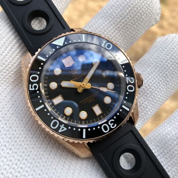 sports large mm tin bronze mechanical watch integrated case 300m diving c3 luminous sports men's sbdx001 watches men luxury brand, Slivery;brown
sports large mm tin bronze mechanical watch integrated case 300m diving c3 luminous sports men's sbdx001 watches men luxury brand, Slivery;brown