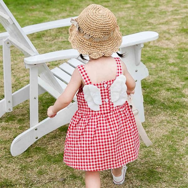 summer dress girl plaid pattern dress for girl patchwork children dress casual style costumes for girls 210412, Red;yellow
summer dress girl plaid pattern dress for girl patchwork children dress casual style costumes for girls 210412, Red;yellow
