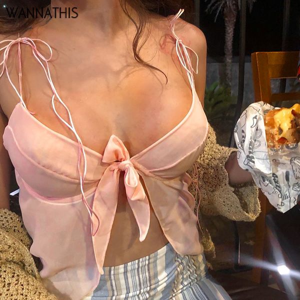 bow lace up crop women pink sleeveless camis v-neck summer split hem backless fashion tank cute slim, White
bow lace up crop women pink sleeveless camis v-neck summer split hem backless fashion tank cute slim, White