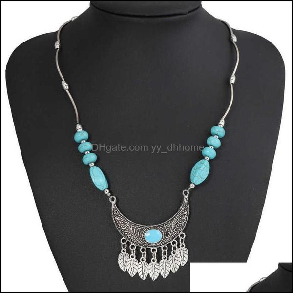 pendant necklaces pendants jewelry womens vintage leaves tibetan sier turquoise fashion gift national style women diy necklace drop delive, Silver
pendant necklaces pendants jewelry womens vintage leaves tibetan sier turquoise fashion gift national style women diy necklace drop delive, Silver