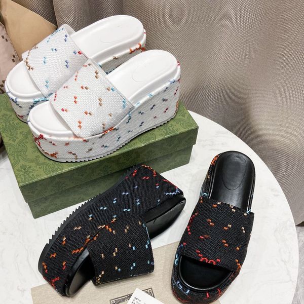 embroidery linen thread outdoor beach woman slides slippers designers g women paris sandals high heel 11cm ladies flip flops platform thick, Black
embroidery linen thread outdoor beach woman slides slippers designers g women paris sandals high heel 11cm ladies flip flops platform thick, Black