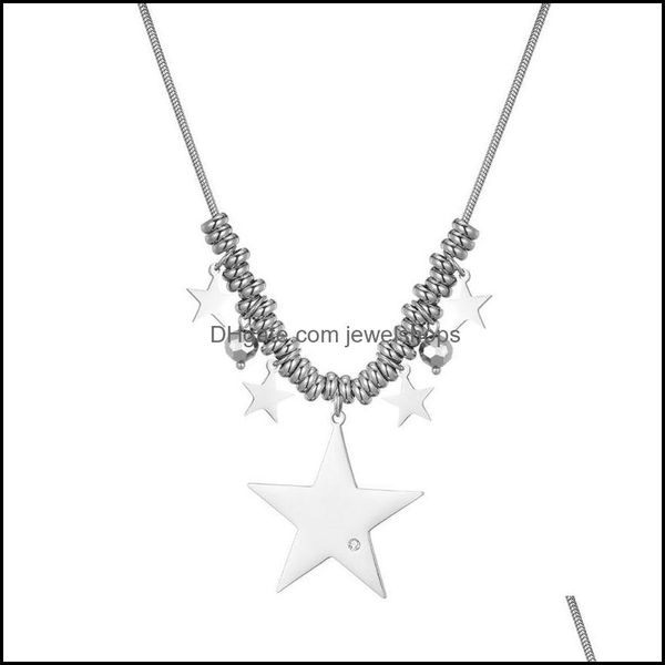 pendant necklaces stainless steel for women female boho jewelry sier plated heart stars with beads long jewelshops dhdee, Silver
pendant necklaces stainless steel for women female boho jewelry sier plated heart stars with beads long jewelshops dhdee, Silver