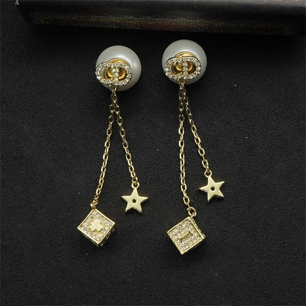80% off outlets dice full of stars tassel earrings female pearl temperament brass material, Golden
80% off outlets dice full of stars tassel earrings female pearl temperament brass material, Golden