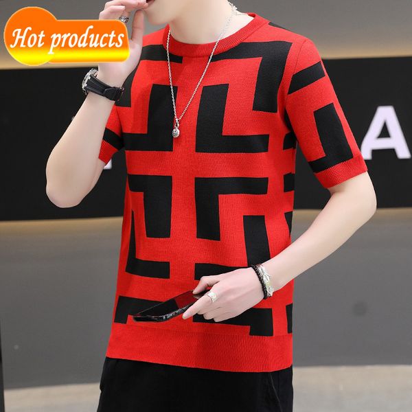 factory direct selling tide brand clothes wholesale 2022 summer ice hemp knitted short sleeve men's silk t-shirt, White;black
factory direct selling tide brand clothes wholesale 2022 summer ice hemp knitted short sleeve men's silk t-shirt, White;black