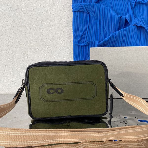 designer men's bags tide brand coh leather shoulder bag classic carriage print mini messenger bag fashion double zipper camera totebag
designer men's bags tide brand coh leather shoulder bag classic carriage print mini messenger bag fashion double zipper camera totebag