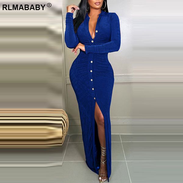 fashion turn-down collar single-breasted button women shirt maxi dress elegant office lady long sleeve folds bodycon dress, Black;gray
fashion turn-down collar single-breasted button women shirt maxi dress elegant office lady long sleeve folds bodycon dress, Black;gray