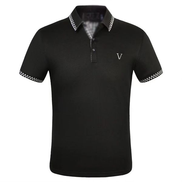 mens designer polo shirt fashion2023quality men polos shirts print casual short sleeve t-shirts turn-down collar clothing#m-3xl, White;black 
mens designer polo shirt fashion2023quality men polos shirts print casual short sleeve t-shirts turn-down collar clothing#m-3xl, White;black