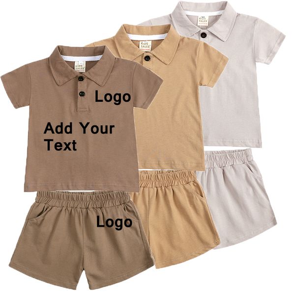 add your design customized kids boy 2 pieces sets polo t-shirtshorts girls clothes children baby sports suit tracksuit outfits 220621, Gray
add your design customized kids boy 2 pieces sets polo t-shirtshorts girls clothes children baby sports suit tracksuit outfits 220621, Gray