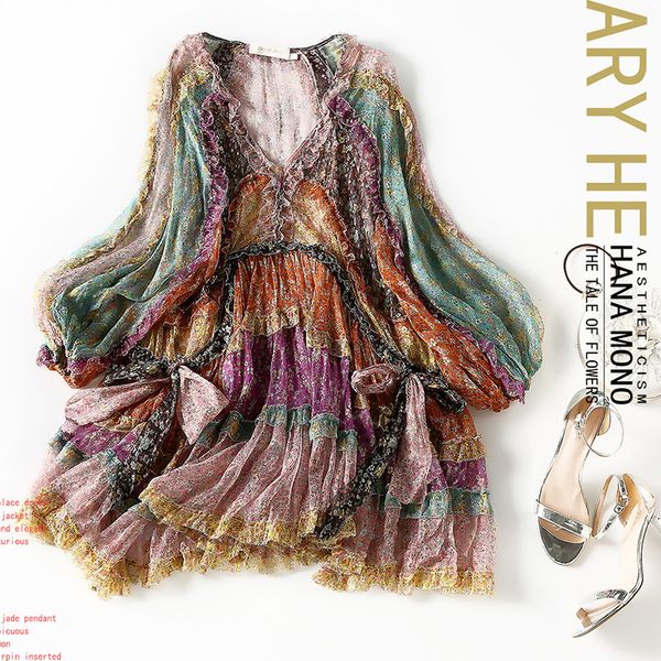 casual dresses summer silk mulberry fashion loose middle skirt print pullover heavy industry pair splicing temperament dress ni5r, Black;gray
casual dresses summer silk mulberry fashion loose middle skirt print pullover heavy industry pair splicing temperament dress ni5r, Black;gray