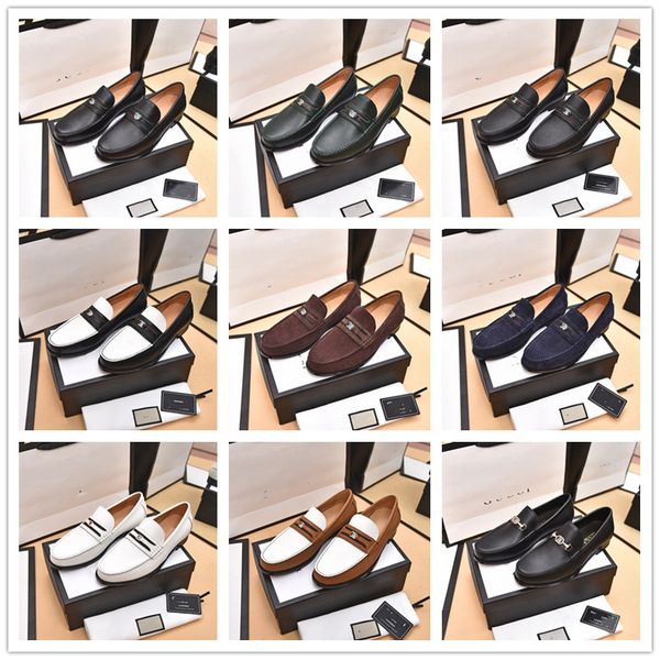 luxury man casual shoes blue white black brown horsebit loafers men designer dress shoes wedding business office leather shoe size 38-46
luxury man casual shoes blue white black brown horsebit loafers men designer dress shoes wedding business office leather shoe size 38-46