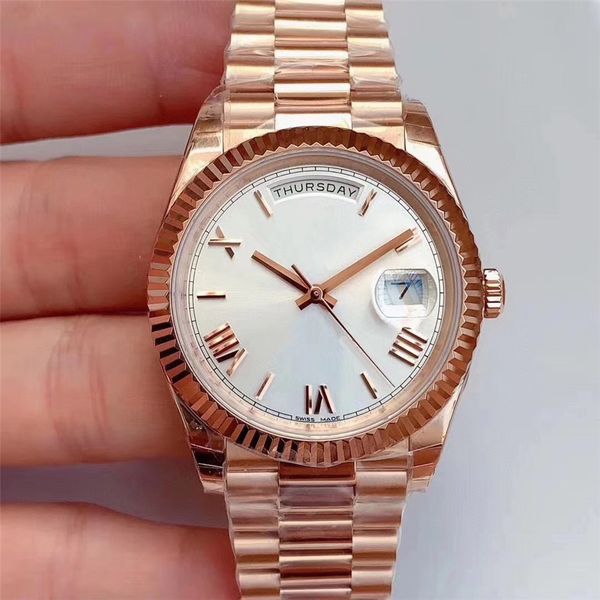 fashion watch mens rose gold green dial stainless steel business men mechanical watches, Slivery;golden
fashion watch mens rose gold green dial stainless steel business men mechanical watches, Slivery;golden