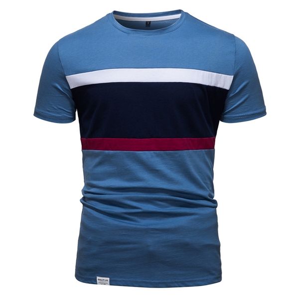 aiopeosn 100% cotton tshirt for men oneck patchwork short sleeve mens t shirts slim fit summer quality men clothing 220704, White;black
aiopeosn 100% cotton tshirt for men oneck patchwork short sleeve mens t shirts slim fit summer quality men clothing 220704, White;black