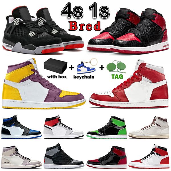 jumpman 1 4 mens womens basketbal shoes 1s black royal bred toe 4s white sail midnight navy military black cat patent green python breed des
jumpman 1 4 mens womens basketbal shoes 1s black royal bred toe 4s white sail midnight navy military black cat patent green python breed des