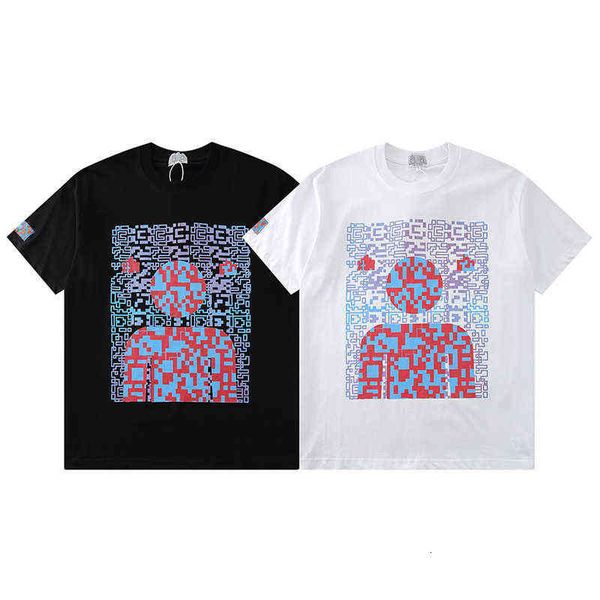 man noise mosaic printed c.e short sleeve t-shirt men's and women's fashion brand couple half life camp, White;black
man noise mosaic printed c.e short sleeve t-shirt men's and women's fashion brand couple half life camp, White;black