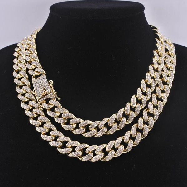 chains heavy men's hip hop miami cuban link chain iced out bling rapper curb rhinestone golden necklace 13mm punk dancer gift jewelry, Silver
chains heavy men's hip hop miami cuban link chain iced out bling rapper curb rhinestone golden necklace 13mm punk dancer gift jewelry, Silver