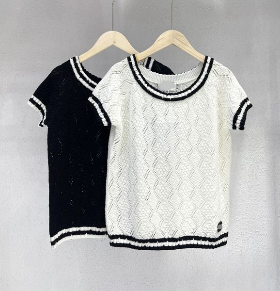 women's knits & tees designer xiaoxiangjia ~ spring and summer one shoulder black white hook flower hollowed out color matching cashmer
women's knits & tees designer xiaoxiangjia ~ spring and summer one shoulder black white hook flower hollowed out color matching cashmer