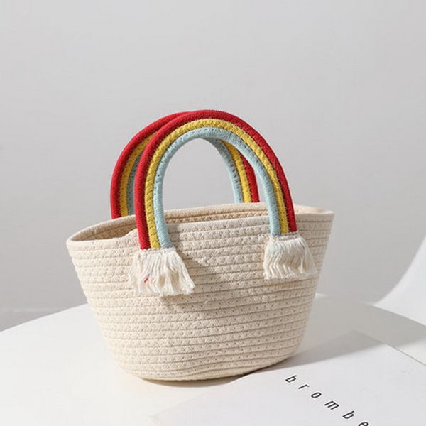 lovely rainbow hand-held small stuff sacks new handmade cotton thread womenbag straw woven bag for holiday beach bag
lovely rainbow hand-held small stuff sacks new handmade cotton thread womenbag straw woven bag for holiday beach bag