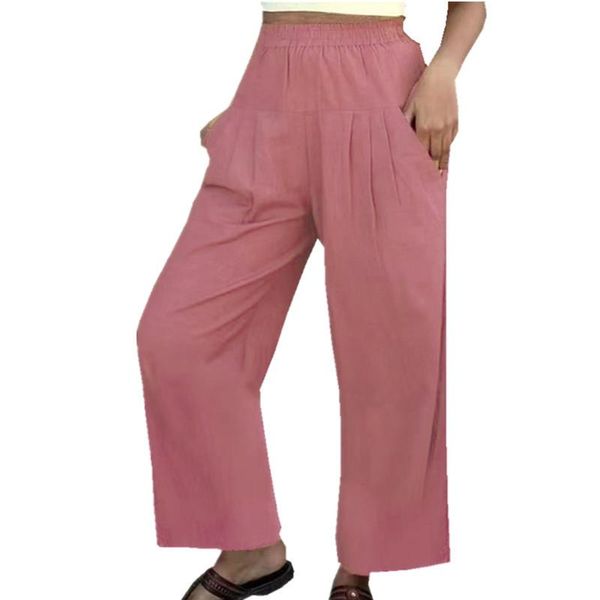 women's pants & capris casual summer women grey straight cotton and linen pockets solid color all-match folds wide leg trousers trendwo, Black;white
women's pants & capris casual summer women grey straight cotton and linen pockets solid color all-match folds wide leg trousers trendwo, Black;white
