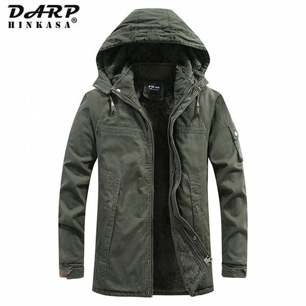 darphinkasa winter warm men parkas jackets military parka coat velvet thick windproof hooded winter jackets men 201127, Black
darphinkasa winter warm men parkas jackets military parka coat velvet thick windproof hooded winter jackets men 201127, Black