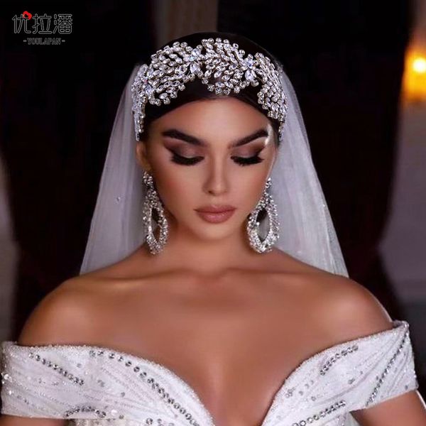 new diamond tiara baroque crystal bridal headwear crown rhinestone with wedding jewelry hair accessories bridal crowns headpieces hp437, Silver
new diamond tiara baroque crystal bridal headwear crown rhinestone with wedding jewelry hair accessories bridal crowns headpieces hp437, Silver