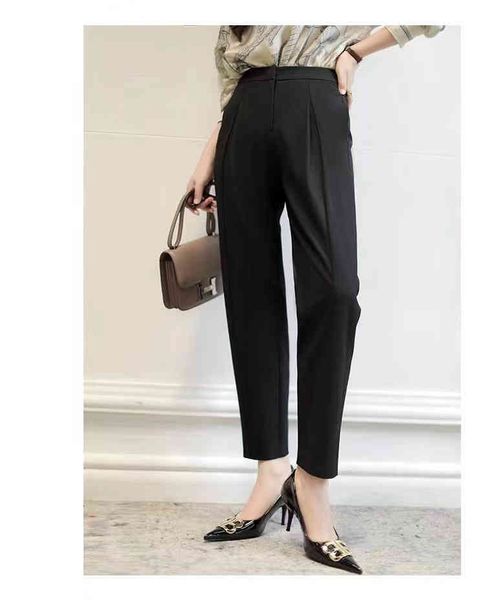 women's pants & capris early spring pleated niche design, slim and long, high waist straight tube, casual versatile women's nine p, Black;white
women's pants & capris early spring pleated niche design, slim and long, high waist straight tube, casual versatile women's nine p, Black;white