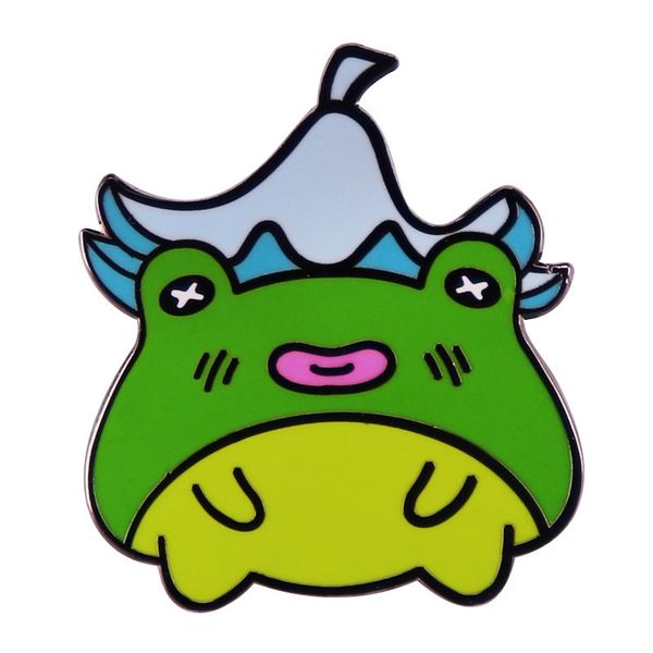cute cartoon lily pad frog badge animal anxiety scared enamel lapel pin backpack decoration accessory gift idea, Blue
cute cartoon lily pad frog badge animal anxiety scared enamel lapel pin backpack decoration accessory gift idea, Blue