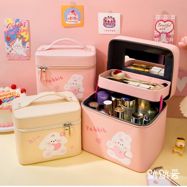 kawaii large cosmetic bag women pu leather waterproof zipper make up bag portable travel makeup organizer beauty case wy337 220506
kawaii large cosmetic bag women pu leather waterproof zipper make up bag portable travel makeup organizer beauty case wy337 220506
