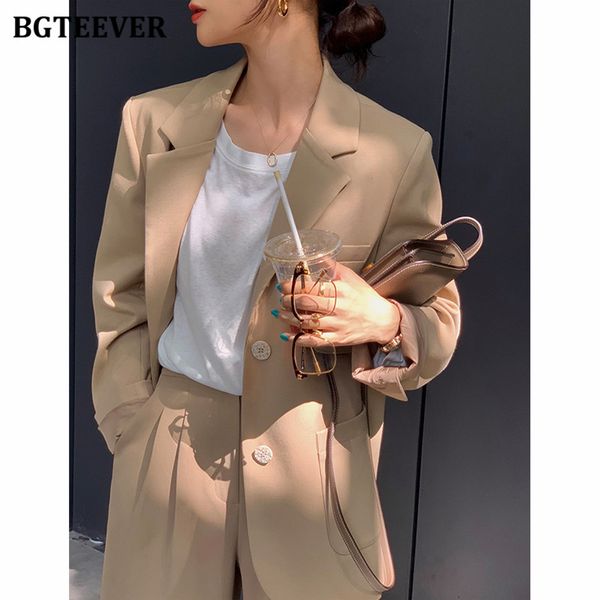 casual loose notched collar solid female suits coats long sleeve single-breasted pockets women blazer 2021 autumn, White;black
casual loose notched collar solid female suits coats long sleeve single-breasted pockets women blazer 2021 autumn, White;black