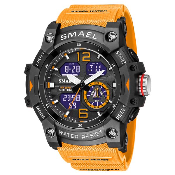 the treasure of the town store smel new men's watches student outdoor sports waterproof dual display electronic quartz watches wholesal, Slivery;brown
the treasure of the town store smel new men's watches student outdoor sports waterproof dual display electronic quartz watches wholesal, Slivery;brown