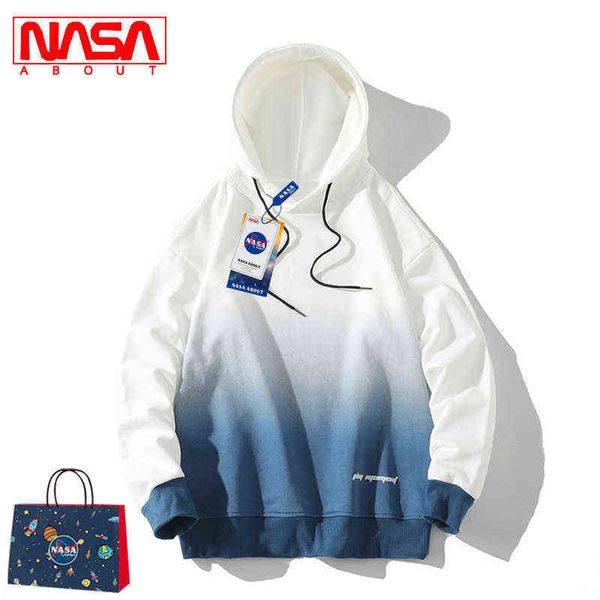 hoodies sweatshirts designer hoodie nasa co branded sweater men's hooded spring autumn new loose trend versatile fashion casual gradien, Black
hoodies sweatshirts designer hoodie nasa co branded sweater men's hooded spring autumn new loose trend versatile fashion casual gradien, Black