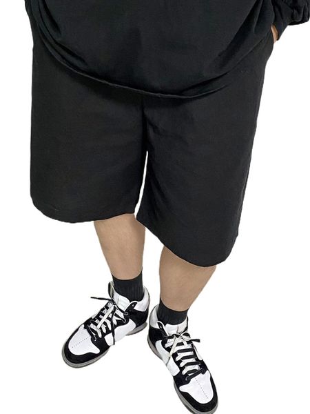 dazy men solid slant pocket shorts 075c#, White;black
dazy men solid slant pocket shorts 075c#, White;black