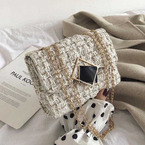 french minority bag women's 2021 new fashion chain single shoulder bag fresh girl's woolen woven messenger bag trend
french minority bag women's 2021 new fashion chain single shoulder bag fresh girl's woolen woven messenger bag trend