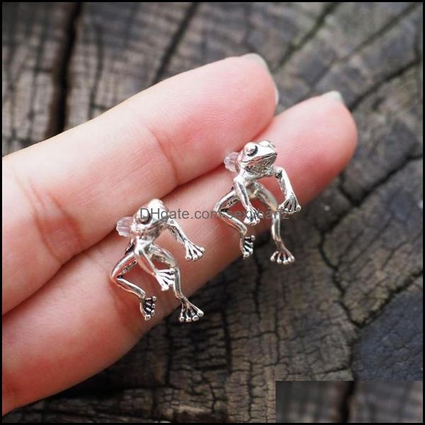 stud earrings jewelry fashion sier color cute frog earring for men women retro animal dangler ear gift drop delivery 2021 gqrhr, Golden;silver
stud earrings jewelry fashion sier color cute frog earring for men women retro animal dangler ear gift drop delivery 2021 gqrhr, Golden;silver