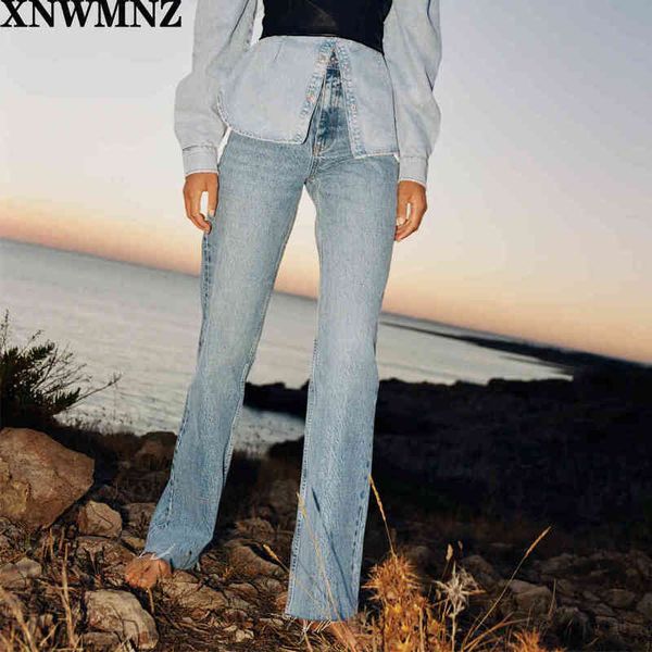 xnwmnz za women fashion hirise wideleg full length jeans vintage female chic highwaist faded effect seamless hems 210513, Blue
xnwmnz za women fashion hirise wideleg full length jeans vintage female chic highwaist faded effect seamless hems 210513, Blue