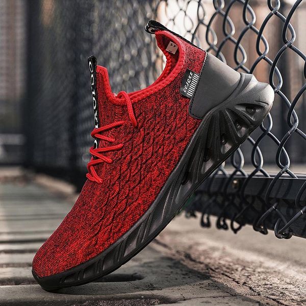 sneakers men breathable mesh lace-up casual sports shoes hollow lightweight hard-wearing red running shoes for men size 46, Black
sneakers men breathable mesh lace-up casual sports shoes hollow lightweight hard-wearing red running shoes for men size 46, Black
