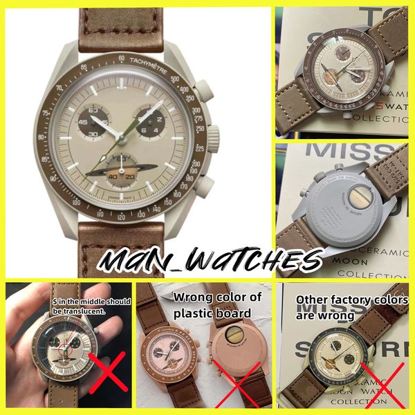 2022ss bioceramic moonswatch quarz chronograph mens watch mission to mercury 42mm real black nylon super luxury watch james montre de luxe l, Slivery;brown
2022ss bioceramic moonswatch quarz chronograph mens watch mission to mercury 42mm real black nylon super luxury watch james montre de luxe l, Slivery;brown
