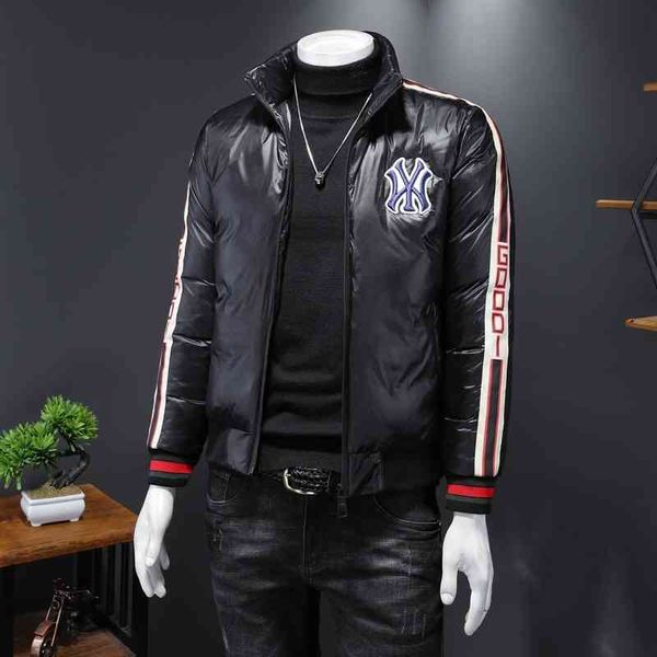 fashion new men's down jacket luxury brand designer wholesale trendy personalized printed youth handsome short large, Black
fashion new men's down jacket luxury brand designer wholesale trendy personalized printed youth handsome short large, Black