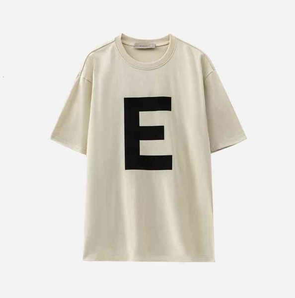 50% discount thread chao double brand fog essential letter e flocking american loose high street men's and women's short sleeved t, White;black
50% discount thread chao double brand fog essential letter e flocking american loose high street men's and women's short sleeved t, White;black