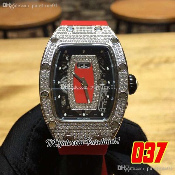 2022 margot robbie miyota automatic ladies womens watch steel diamonds case big date diamond dial red rubber strap super edition 6 styles pu, Slivery;brown
2022 margot robbie miyota automatic ladies womens watch steel diamonds case big date diamond dial red rubber strap super edition 6 styles pu, Slivery;brown