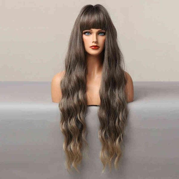 hair synthetic wigs cosplay ombre black brown synthetic wigs with full bangs long deep wavy for women cospaly daily party faker hair heat re
hair synthetic wigs cosplay ombre black brown synthetic wigs with full bangs long deep wavy for women cospaly daily party faker hair heat re