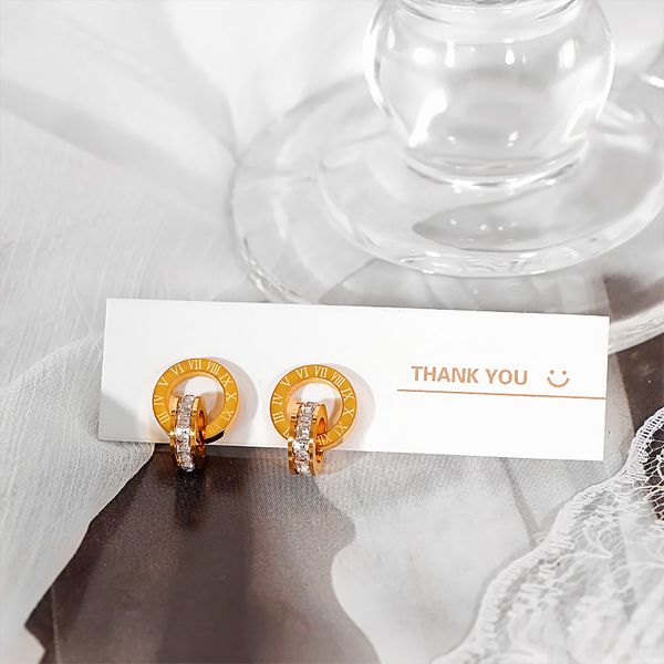 stud crystal diamond stud earrings rose gold fashion titanium steel double wound roman numerals studs earring for women gift jewelry never f, Golden;silver
stud crystal diamond stud earrings rose gold fashion titanium steel double wound roman numerals studs earring for women gift jewelry never f, Golden;silver