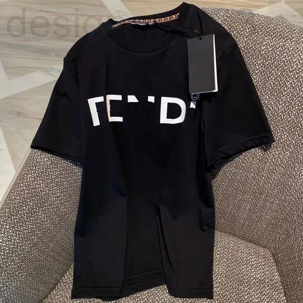women's t-shirt designer chaopai f + spring and summer letter printed round neck fashionable simple short sleeved doq4, White
women's t-shirt designer chaopai f + spring and summer letter printed round neck fashionable simple short sleeved doq4, White