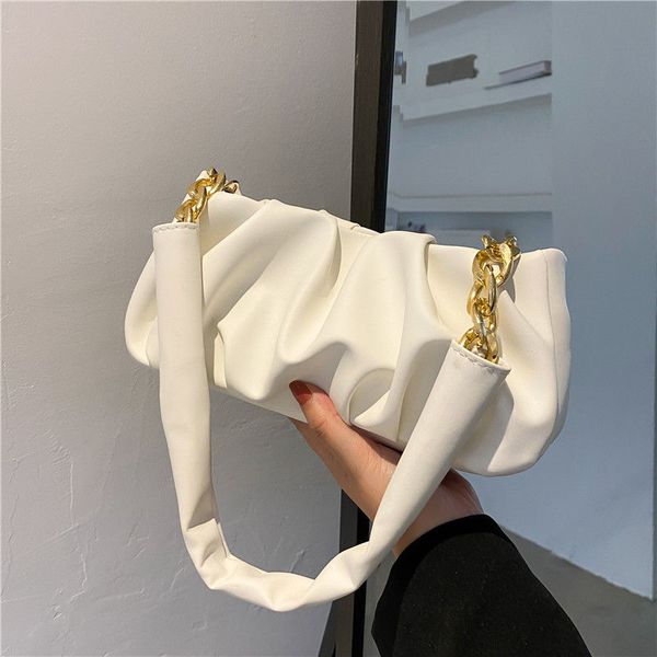 chain bag 2022 summer new trendy fashion casual underarm bag net red ins one shoulder pleated bags, Black;red
chain bag 2022 summer new trendy fashion casual underarm bag net red ins one shoulder pleated bags, Black;red
