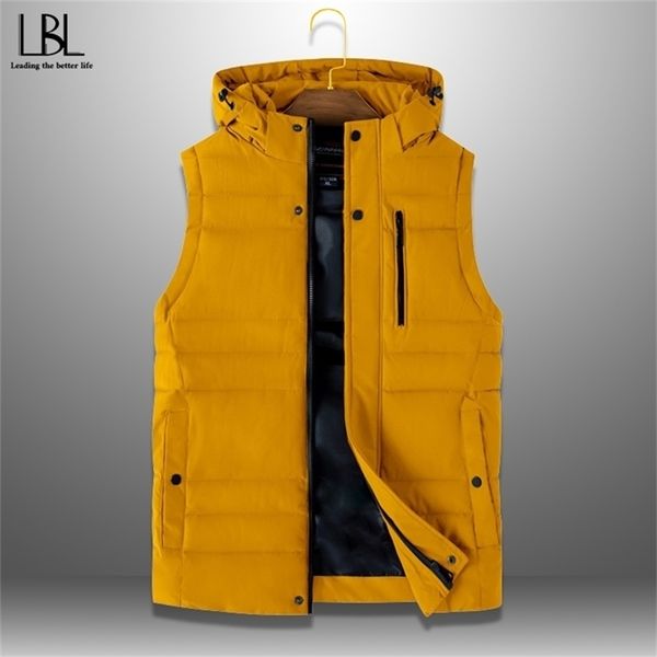 men autumn thick hooded sleeveless vest jacket waistcoat men winter fashion casual warm cotton-padded vests waistcoat 201127, Black;white
men autumn thick hooded sleeveless vest jacket waistcoat men winter fashion casual warm cotton-padded vests waistcoat 201127, Black;white