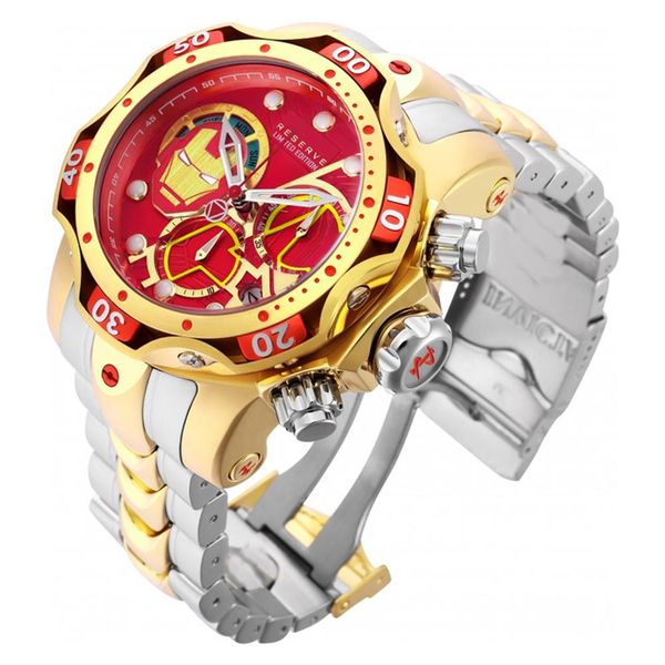 undefeated limited edition mens quartz wirstwatch stainless steel luminous waterproof chronograph invincible luxury watch invicto 341h, Slivery;brown
undefeated limited edition mens quartz wirstwatch stainless steel luminous waterproof chronograph invincible luxury watch invicto 341h, Slivery;brown