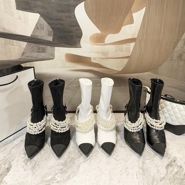 fashion pearl women ankle boots luxurious ladies pointe toe brand high heels shoes woman autumn winter color matching short b254s, Black
fashion pearl women ankle boots luxurious ladies pointe toe brand high heels shoes woman autumn winter color matching short b254s, Black