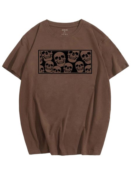 men skeleton print tee m2rk#, White;black
men skeleton print tee m2rk#, White;black