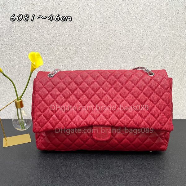 46cm ccity large ladies capacity flap designer bags quality caviar classic handbags shoulder bag golden/silver metal chains diamond quilting
46cm ccity large ladies capacity flap designer bags quality caviar classic handbags shoulder bag golden/silver metal chains diamond quilting
