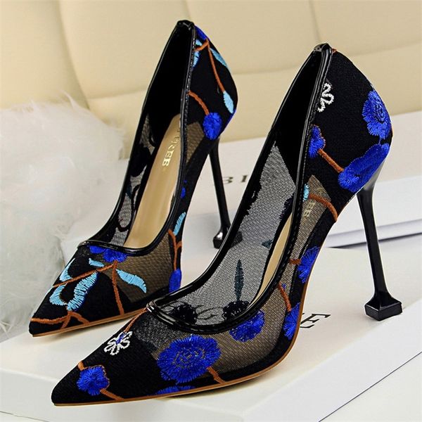 bigtree shoes woman pumps flower embroidery lace high heels party stiletto fashion women mesh 220721, Black
bigtree shoes woman pumps flower embroidery lace high heels party stiletto fashion women mesh 220721, Black