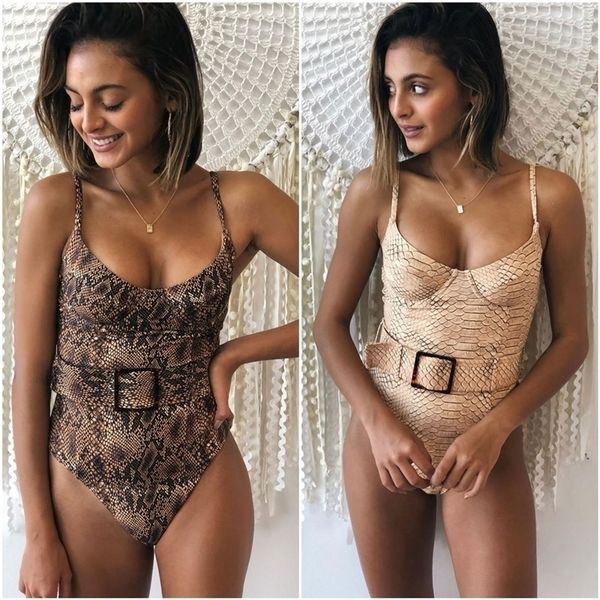 woman swimsuit monokini snake printed buckless swimwear women high cut belt bodysuits bathers bathing suit y200824, White;black
woman swimsuit monokini snake printed buckless swimwear women high cut belt bodysuits bathers bathing suit y200824, White;black